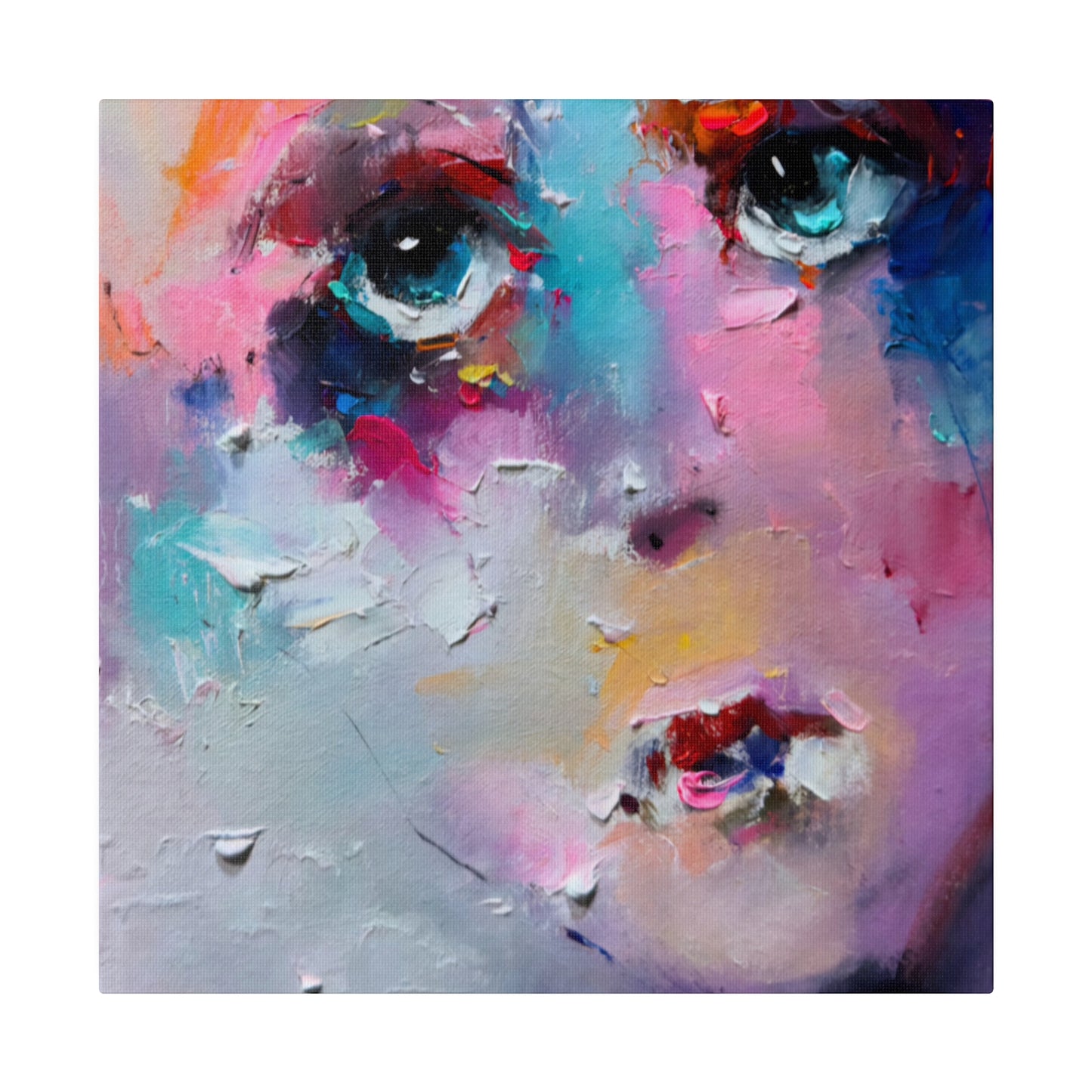 Vivid Despair - A Colorful Sadness - Canvas