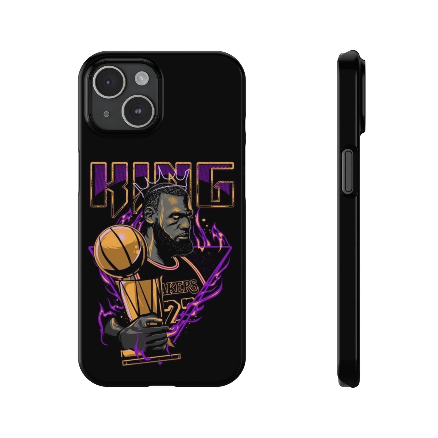 LeBron James is The King Iphone 15, 14, 13, 12, 11 Cases