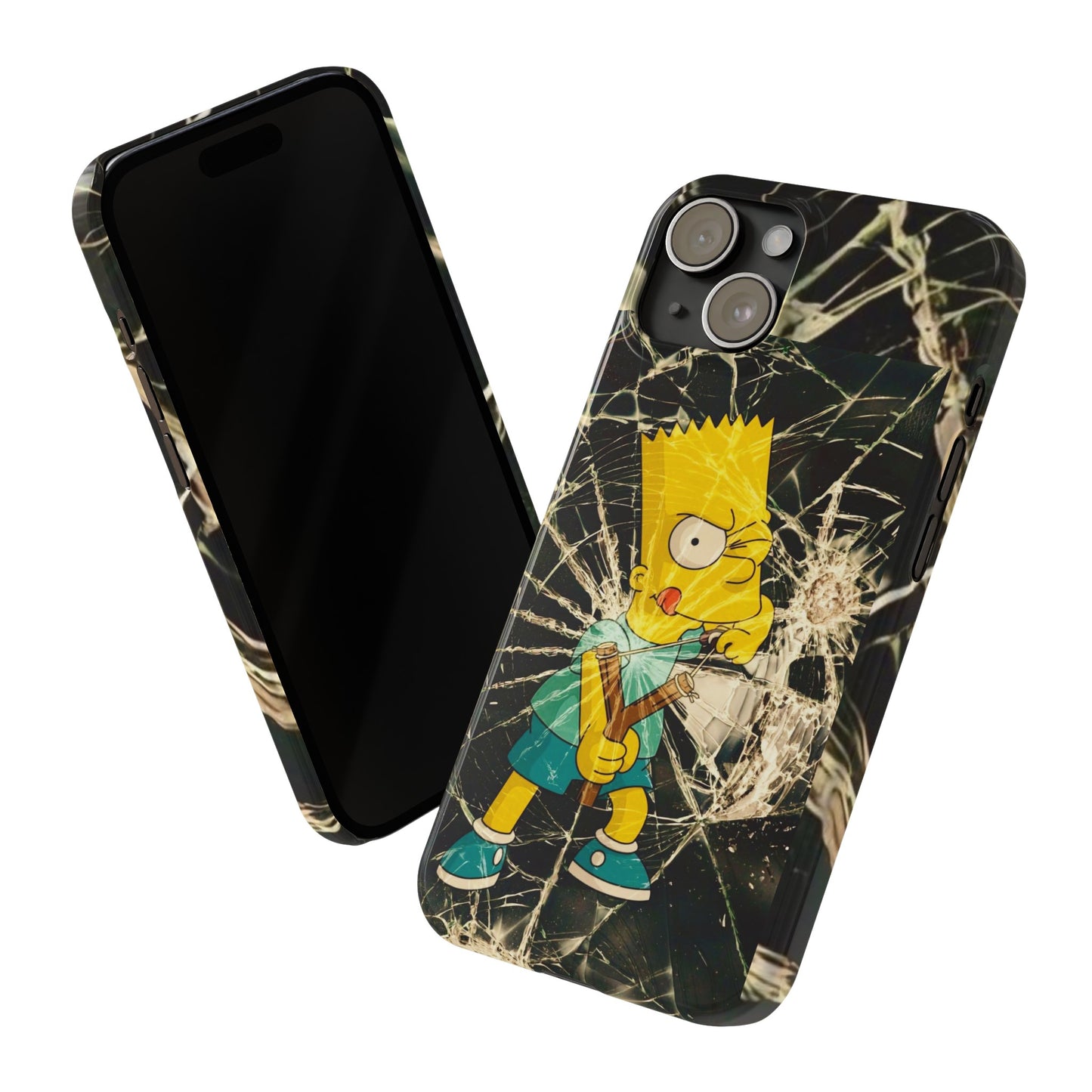 Bart Breaking Glass Iphone 15, 14, 13, 12 Cases