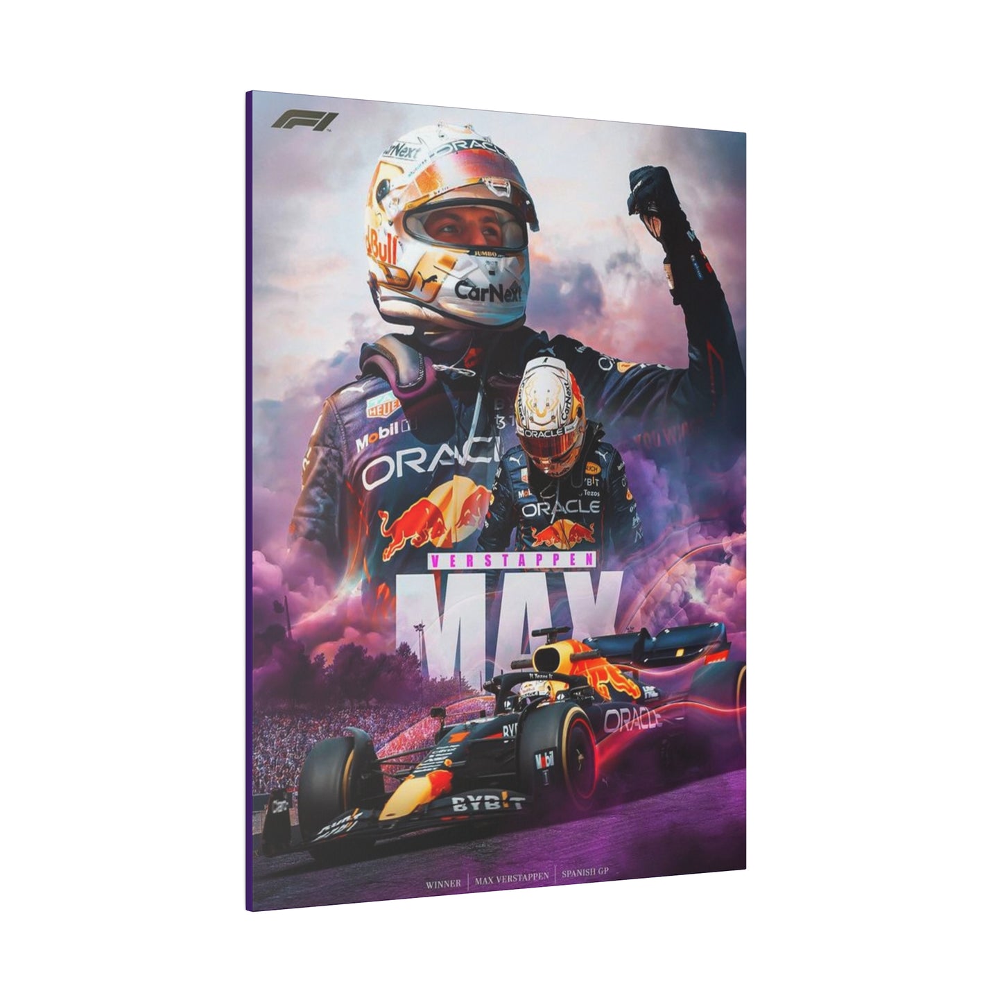 Max Verstappen: Redbull GP Spain Victory Canvas