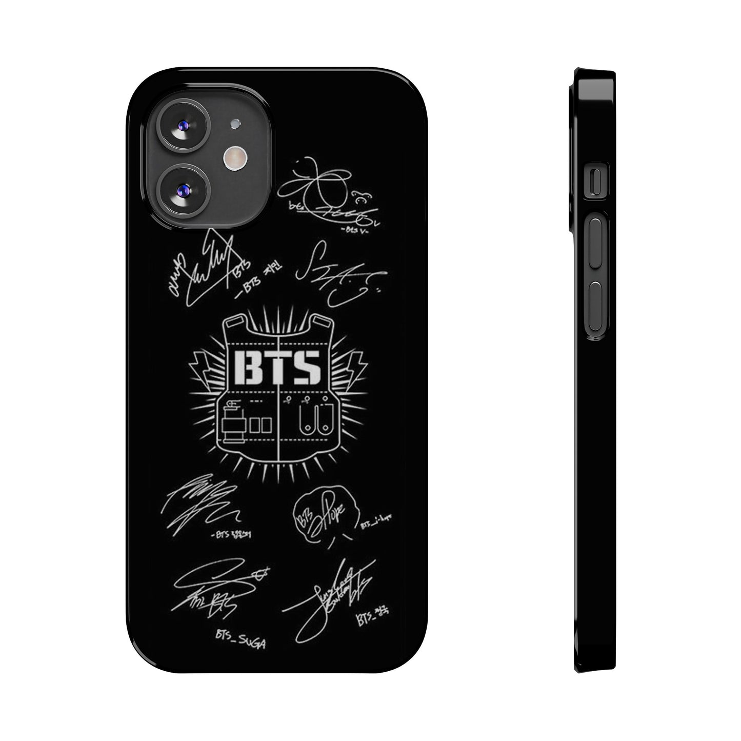 BTS Signature IPhone 15, 14, 13, 12 Cases