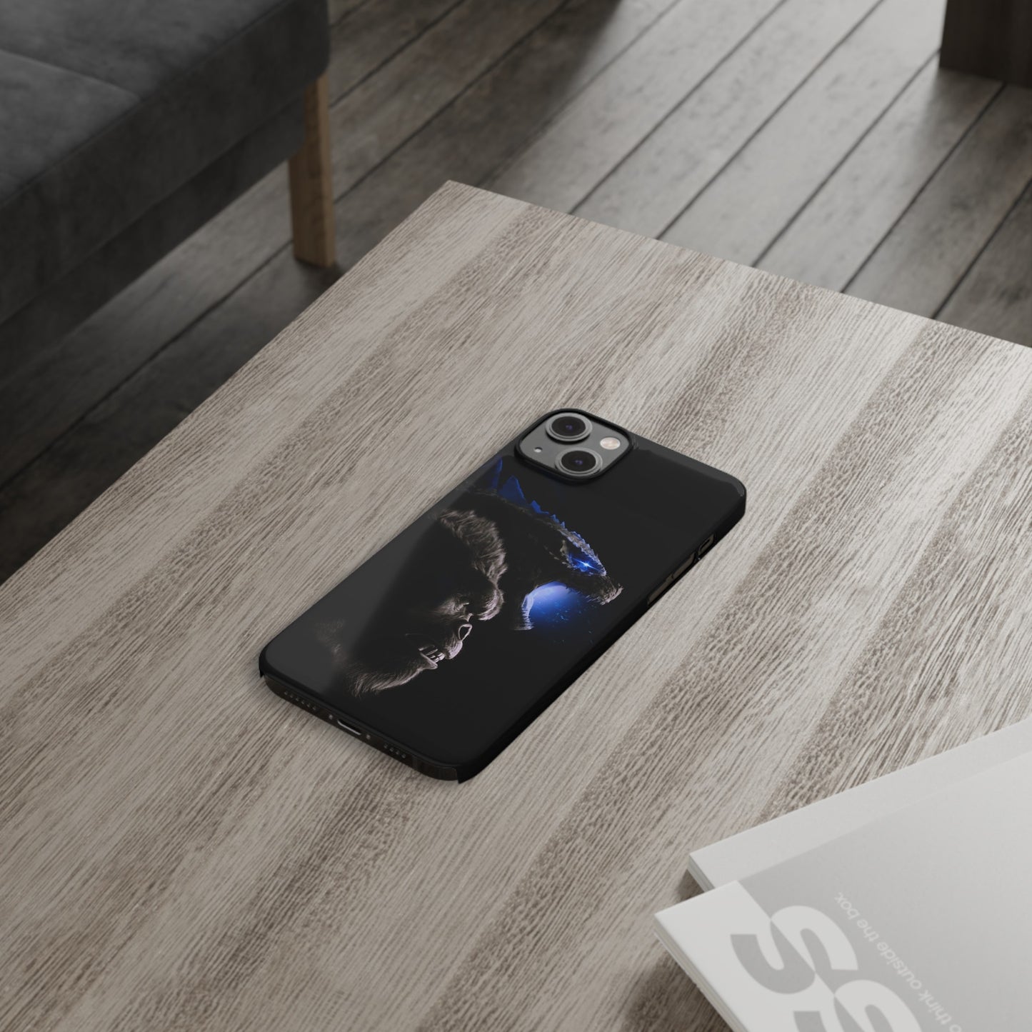 Godzilla x Kong New Age iPhone Cases: Unleash the Titans (Blue Edition)