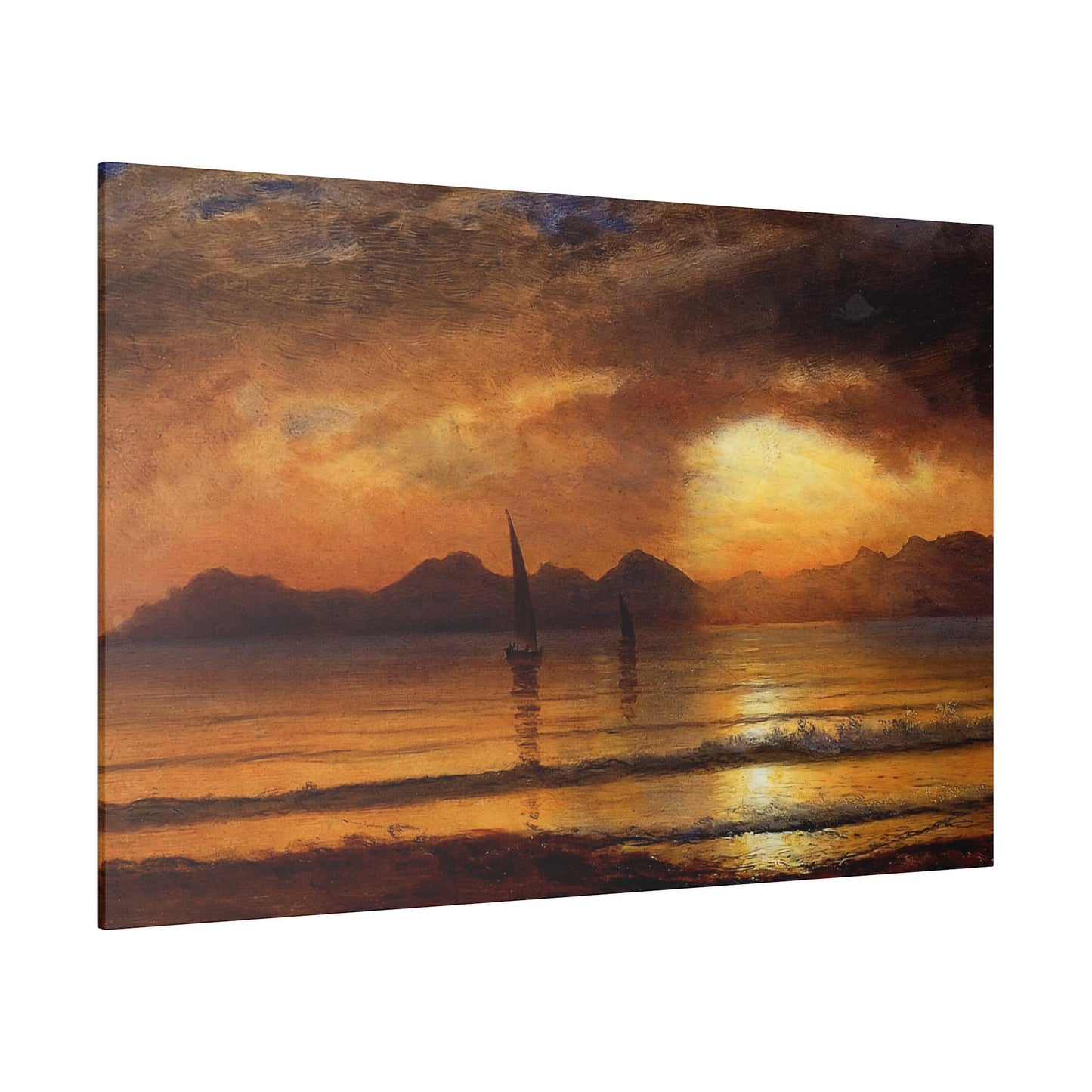 Sailing Into The Sunset - Canvas