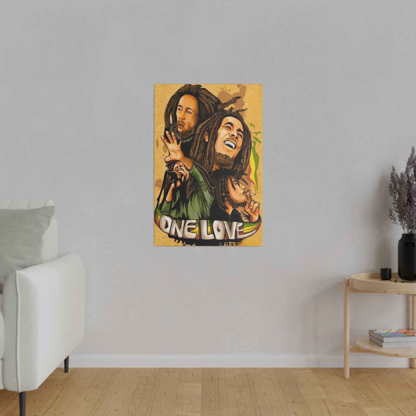 Bob Marley, One Love - Canvas