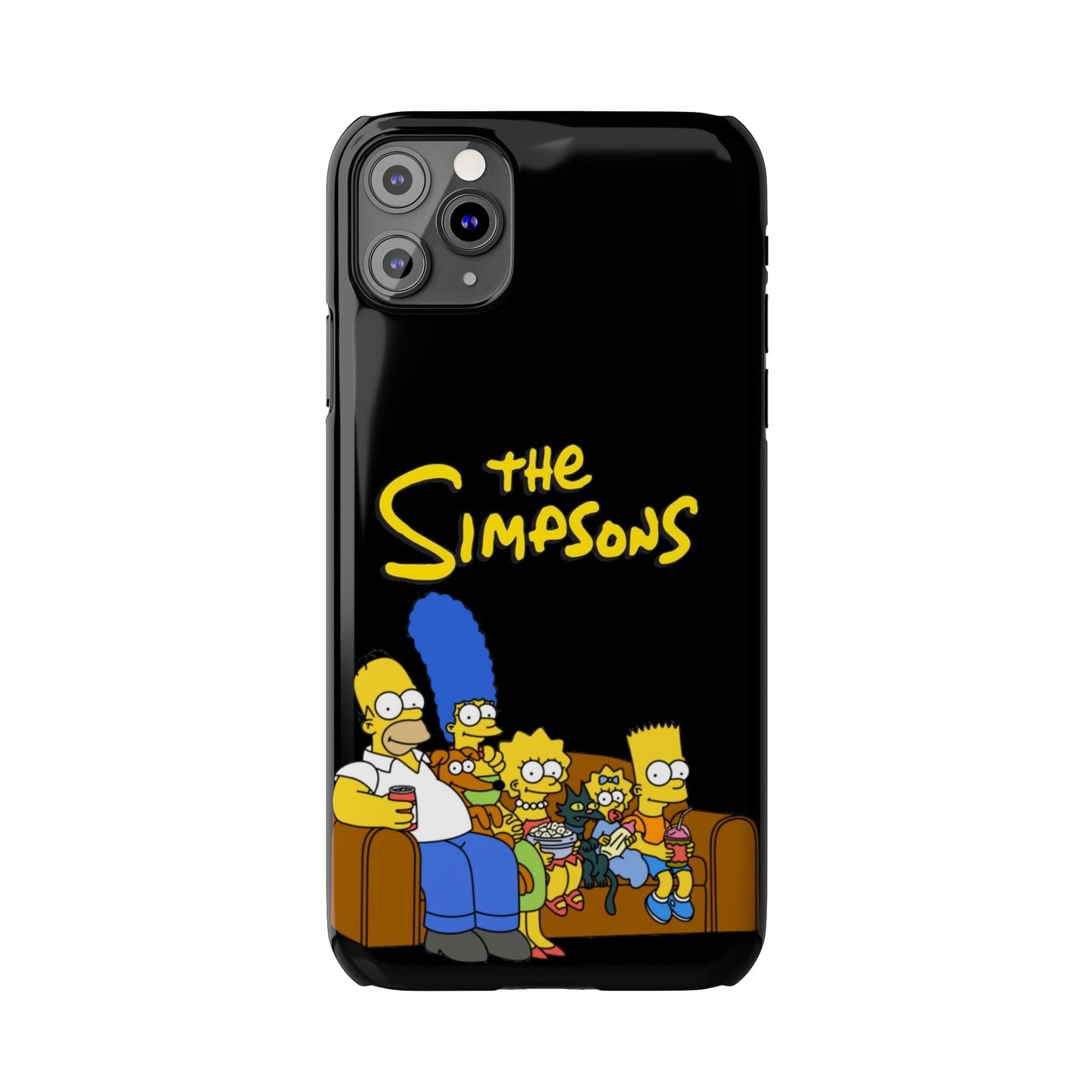 Springfield on Your Phone: The Simpsons iPhone 15, 14, 13, 12, 11 Cases