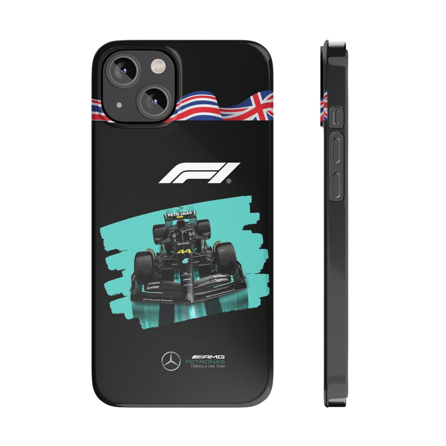 F1 Mercedes Black Edition Iphone Cases