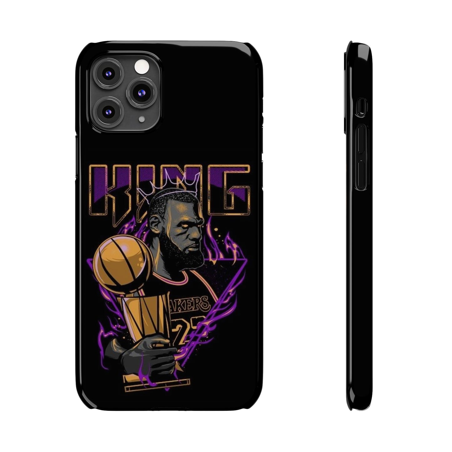 LeBron James is The King Iphone 15, 14, 13, 12, 11 Cases