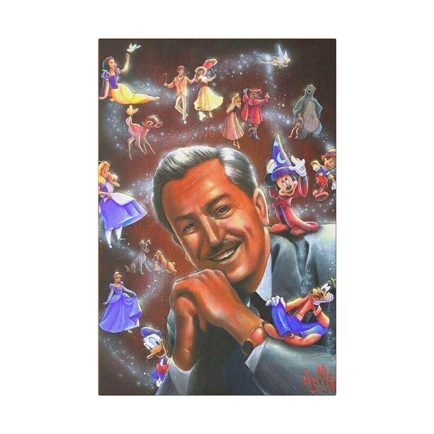 Walt Disney And His Magical World - Canvas