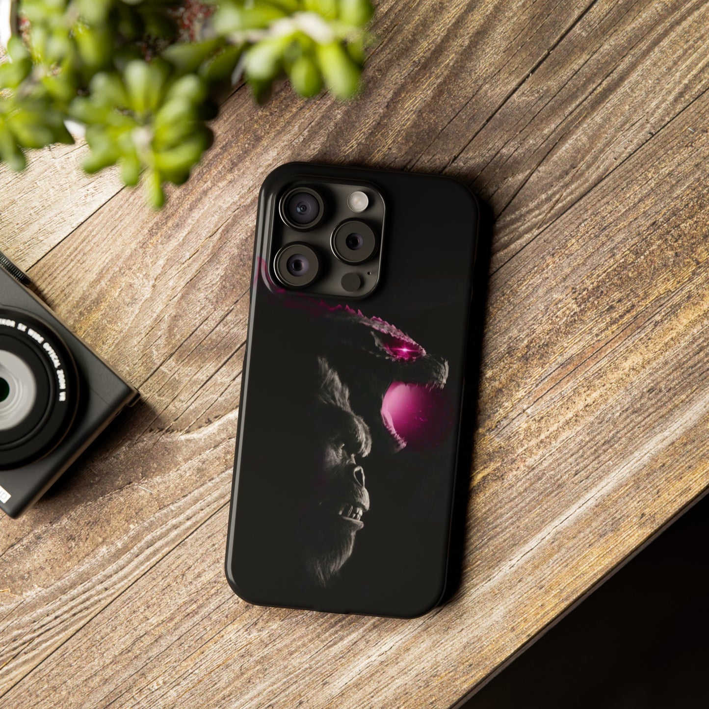 Godzilla x Kong New Age iPhone Cases: Unleash the Titans (Purple Edition)