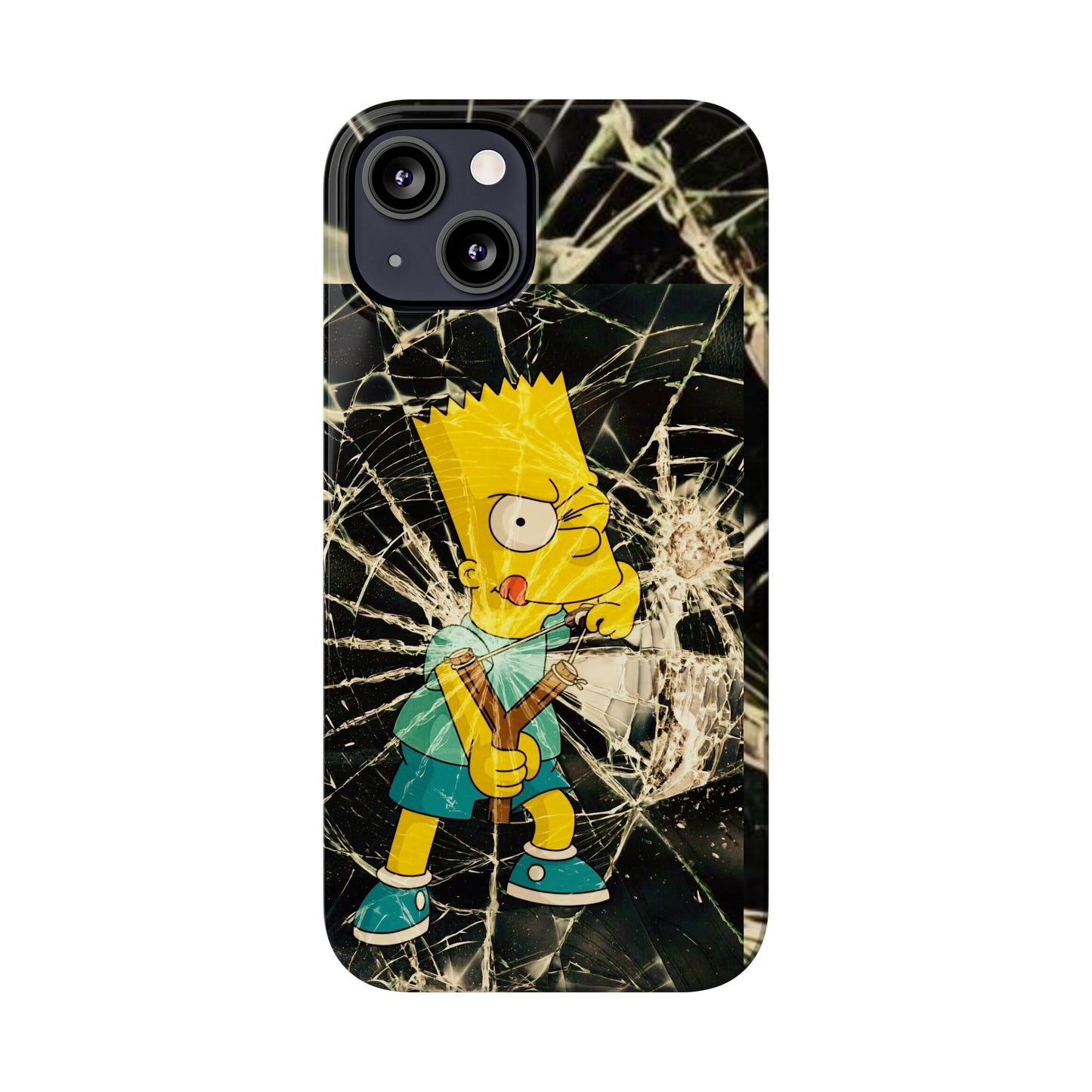Bart Breaking Glass Iphone 15, 14, 13, 12 Cases