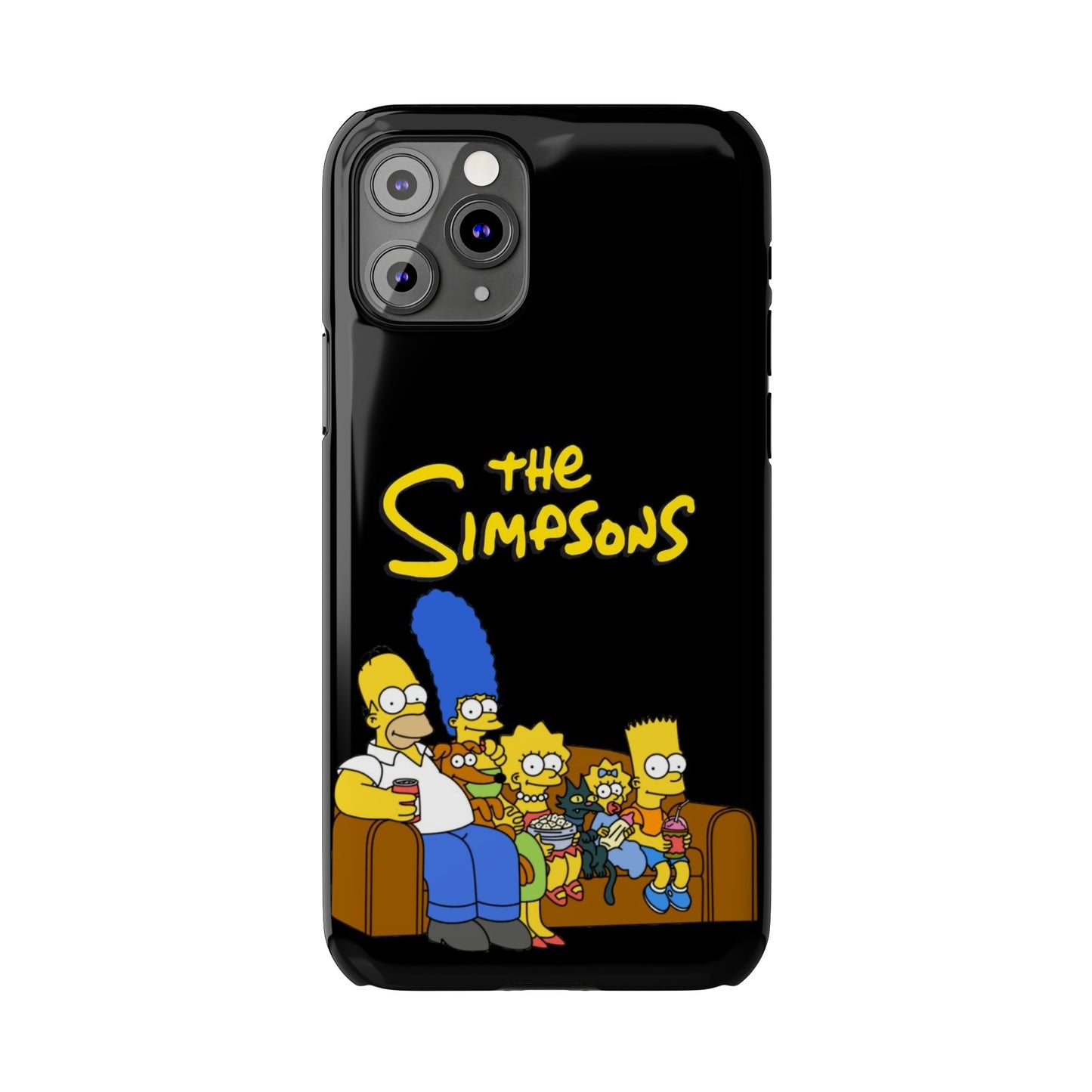 Springfield on Your Phone: The Simpsons iPhone 15, 14, 13, 12, 11 Cases