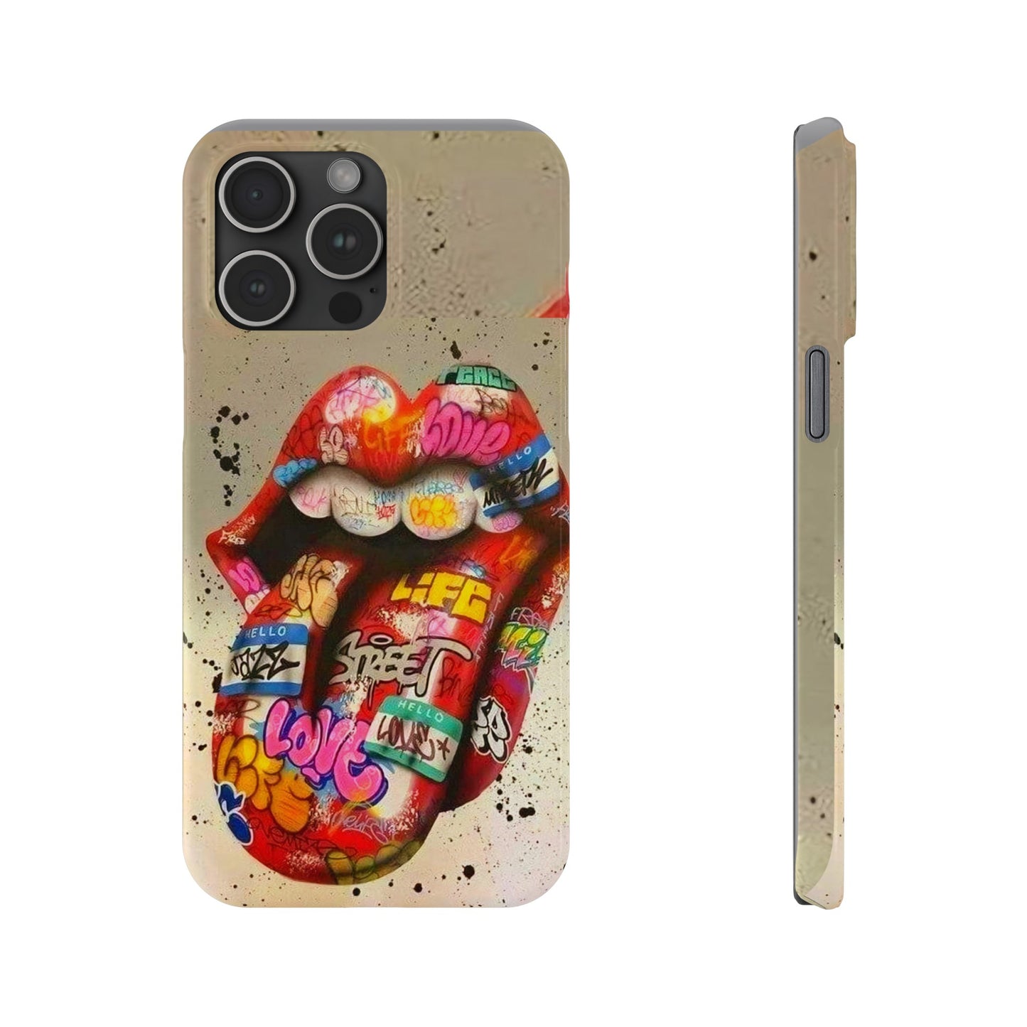 Rolling Stones Tongue Logo Iphone 15, 14, 13, 12 Cases