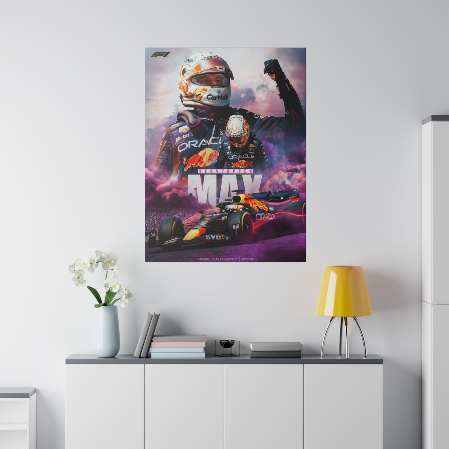 Max Verstappen: Redbull GP Spain Victory Canvas