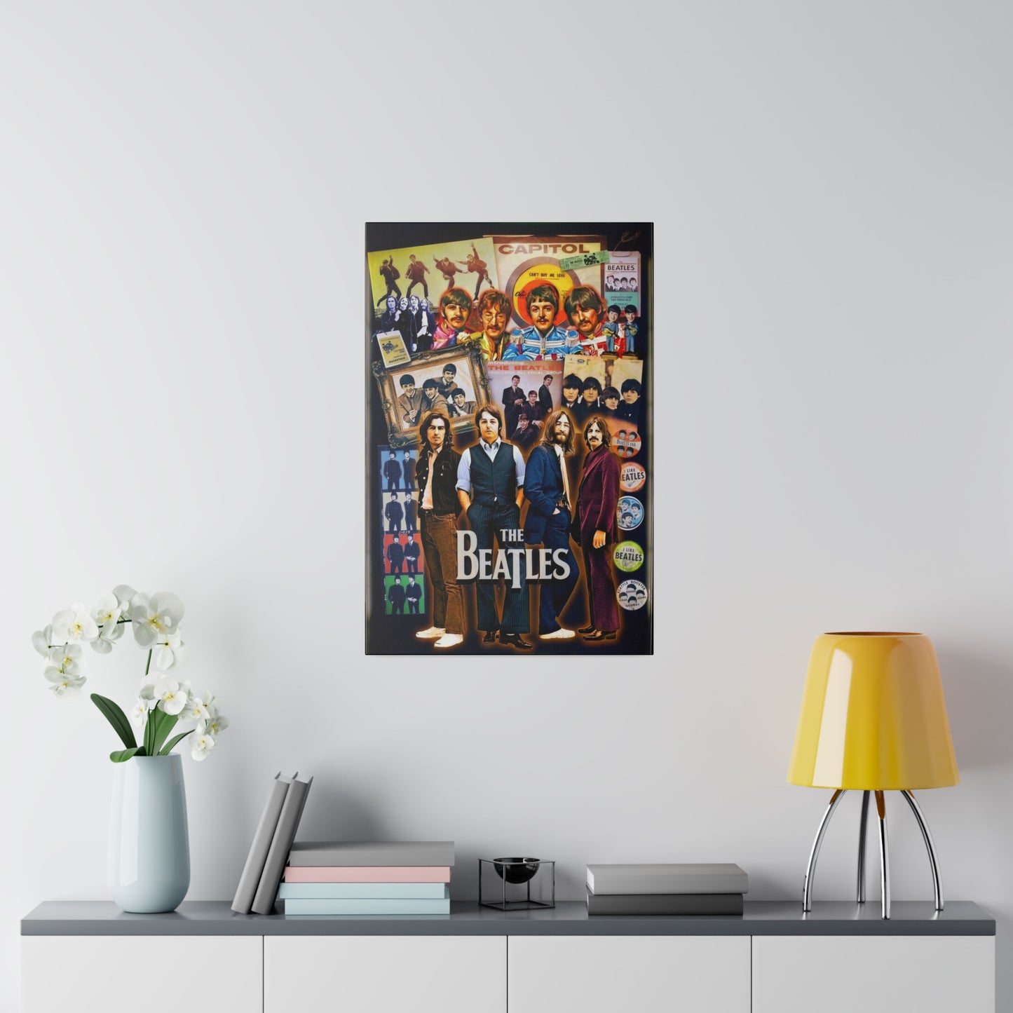 The Beatles: A Compilation of Many Years Canvas