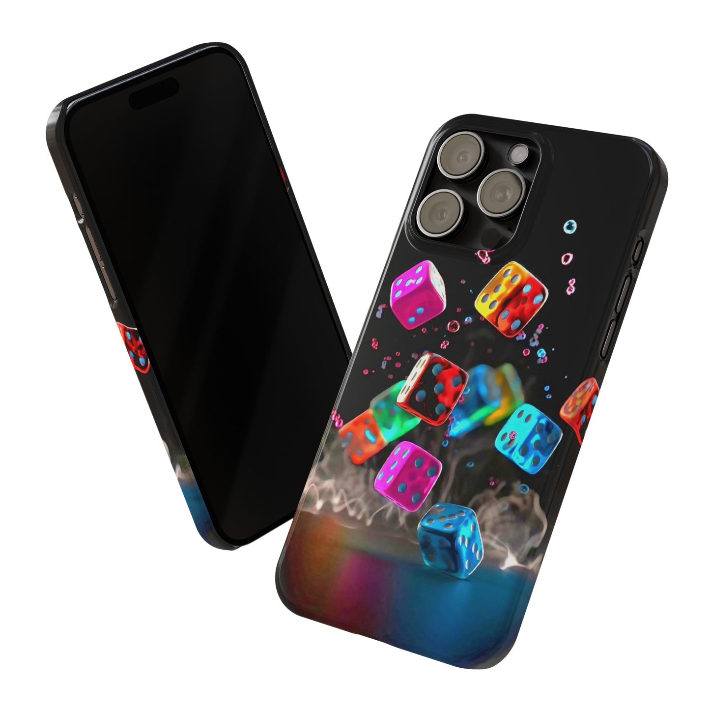 Falling Colorful Cubes, Iphone 15, 14, 13, 12 Cases