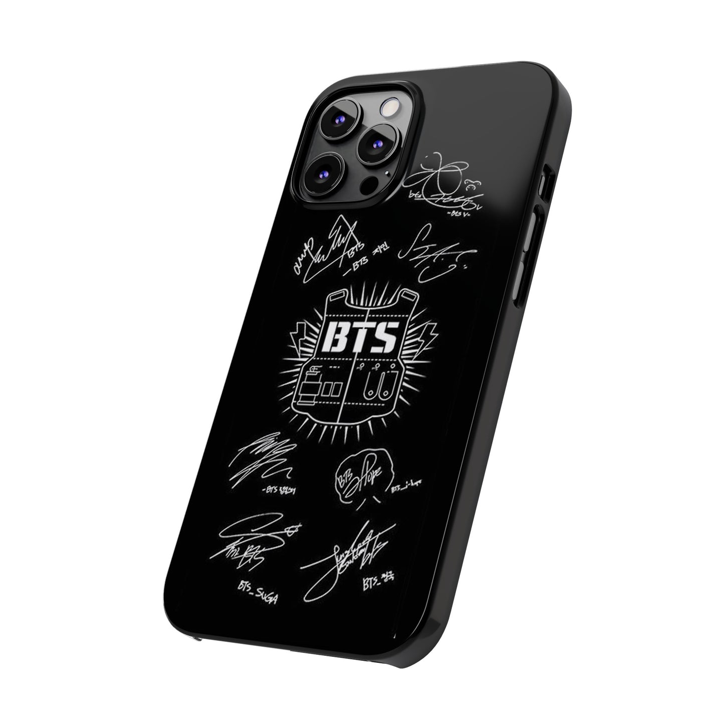 BTS Signature IPhone 15, 14, 13, 12 Cases