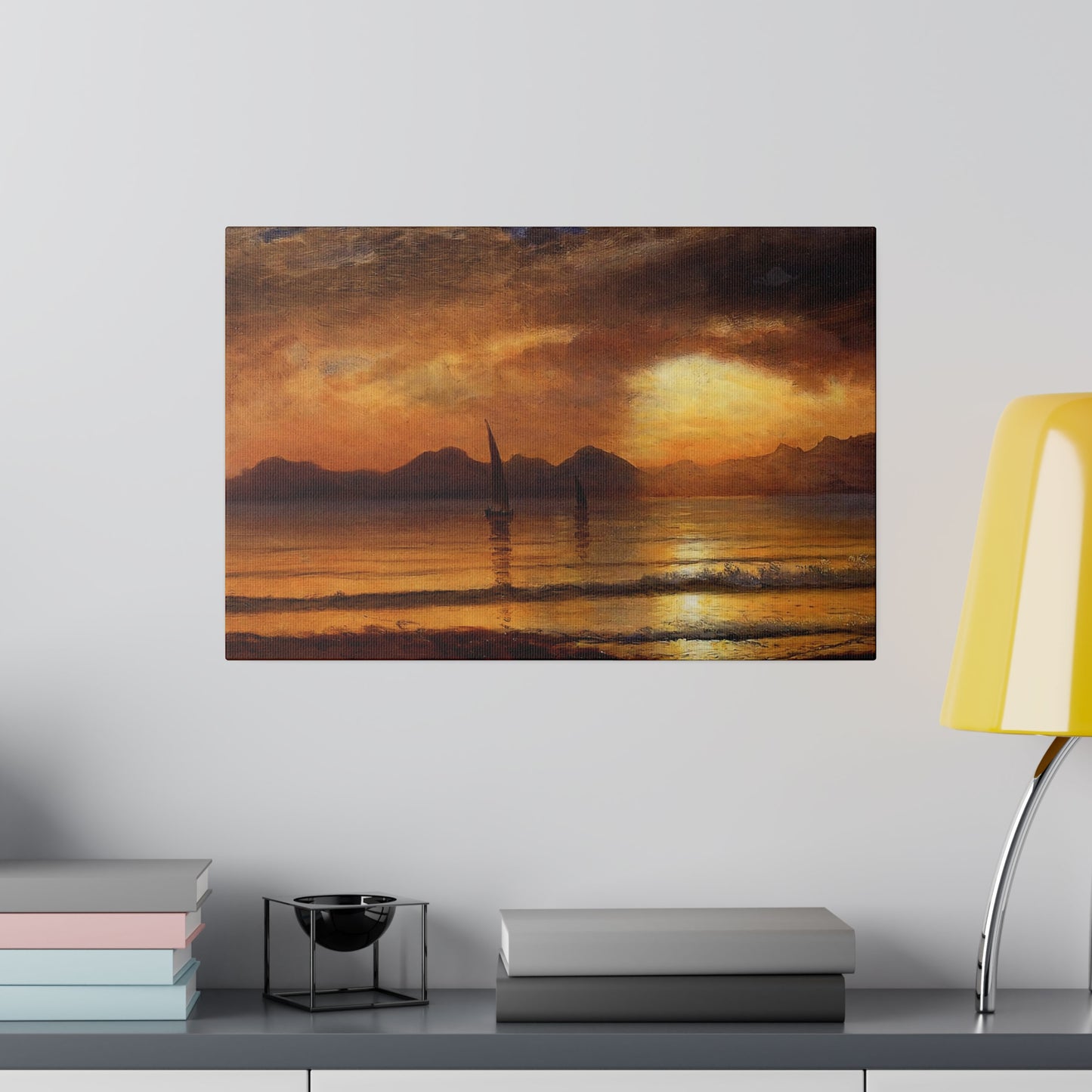 Sailing Into The Sunset - Canvas