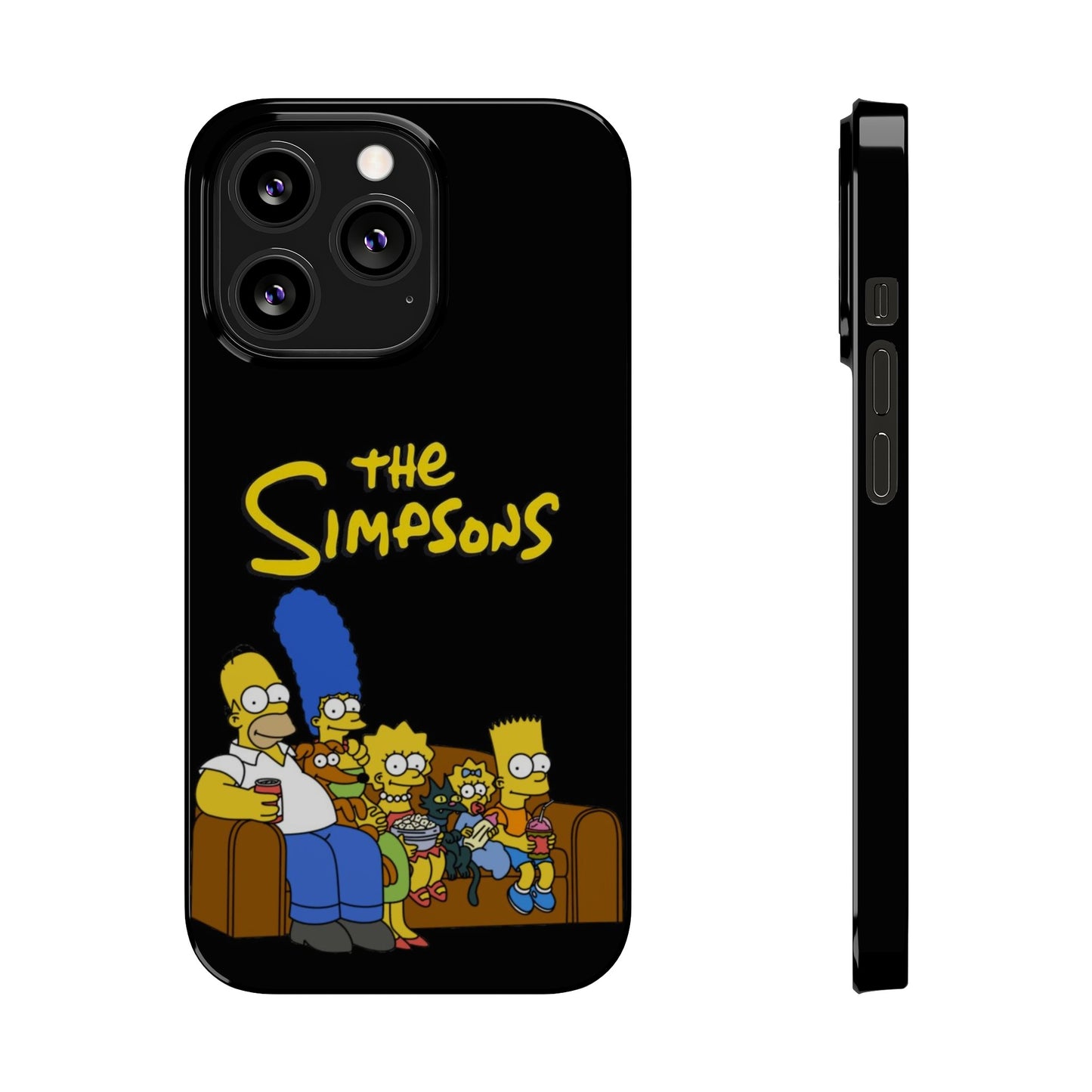 Springfield on Your Phone: The Simpsons iPhone 15, 14, 13, 12, 11 Cases