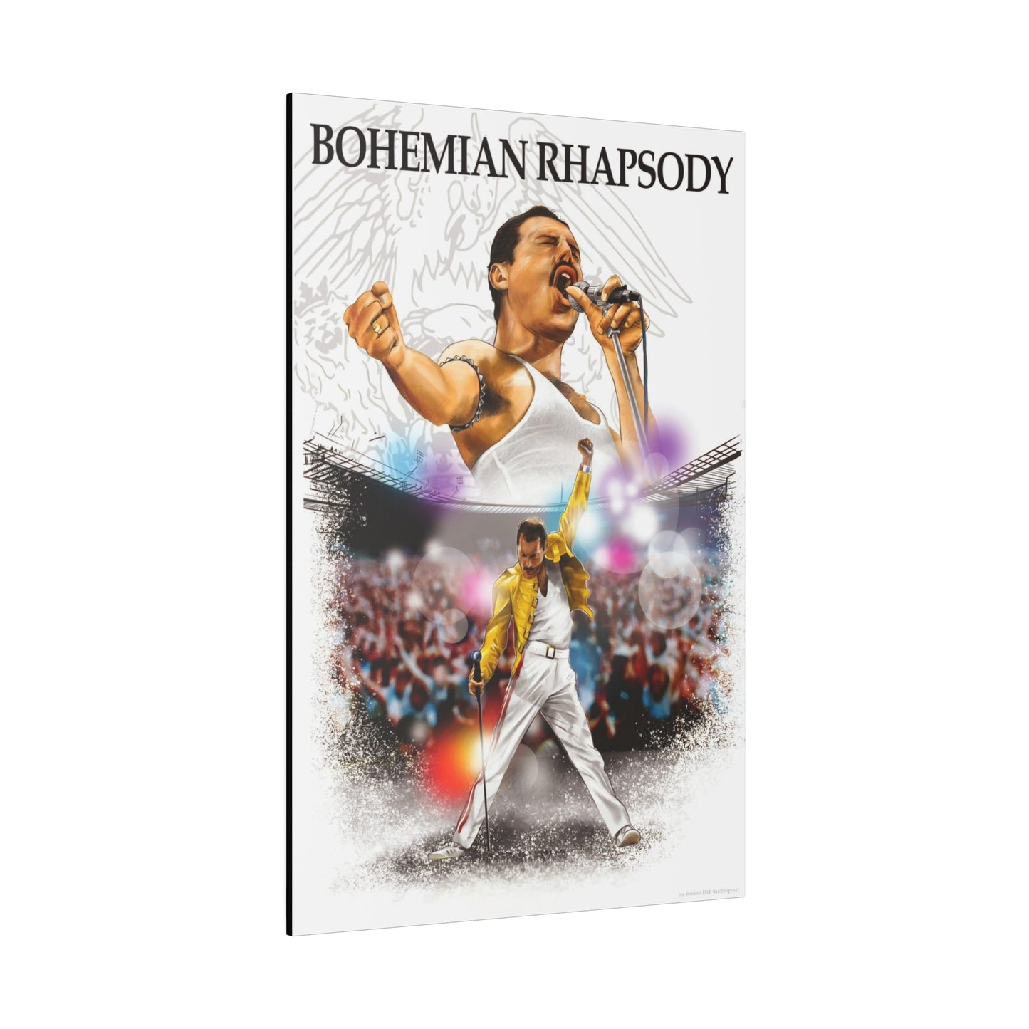 Bohemian Rhapsody Tribute: Freddy Mercury & Queen Canvas