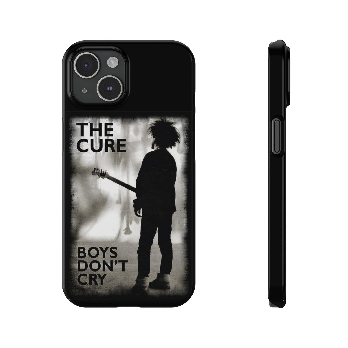 The Cure: Boys Don't Cry" iPhone Covers for 15, 14, 13, 12, 11