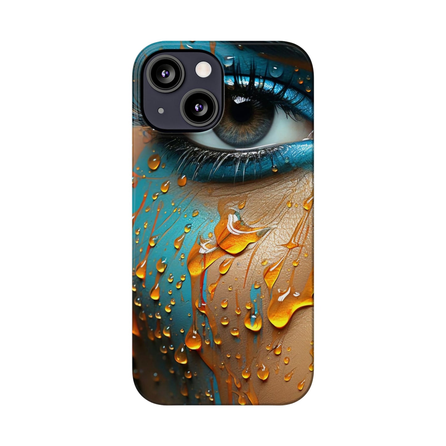 Tearful Eyes: iPhone 15, 14, 13, 12 Cases