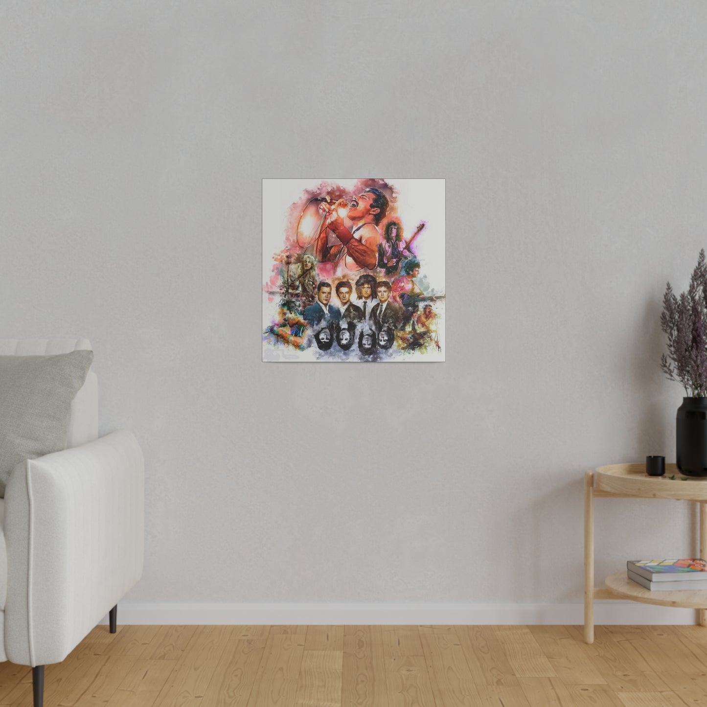 Queen: Compilation of Iconic Moments" Canvas Oil Painting