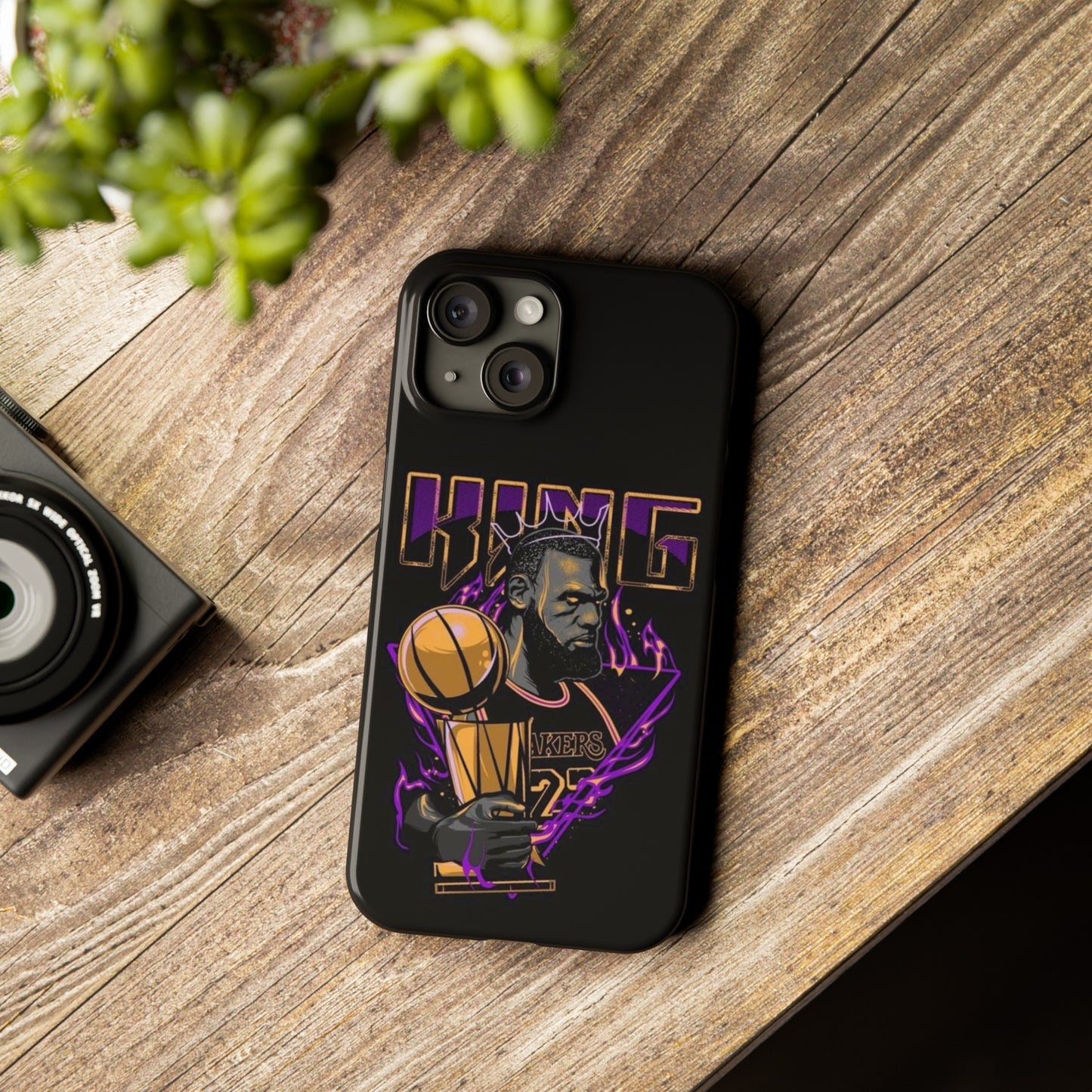 LeBron James is The King Iphone 15, 14, 13, 12, 11 Cases