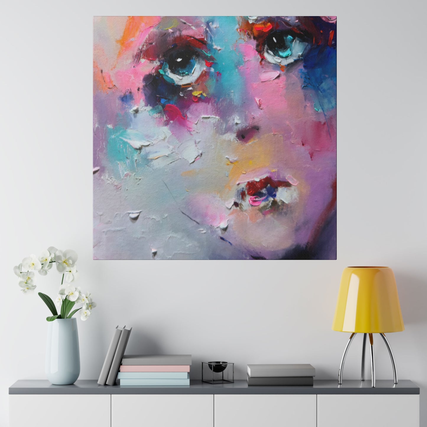 Vivid Despair - A Colorful Sadness - Canvas