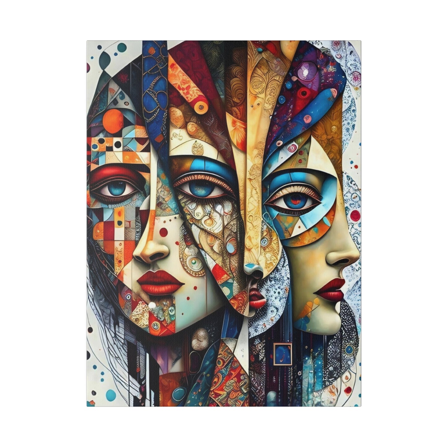The 3 Faces Canvas Wall Art