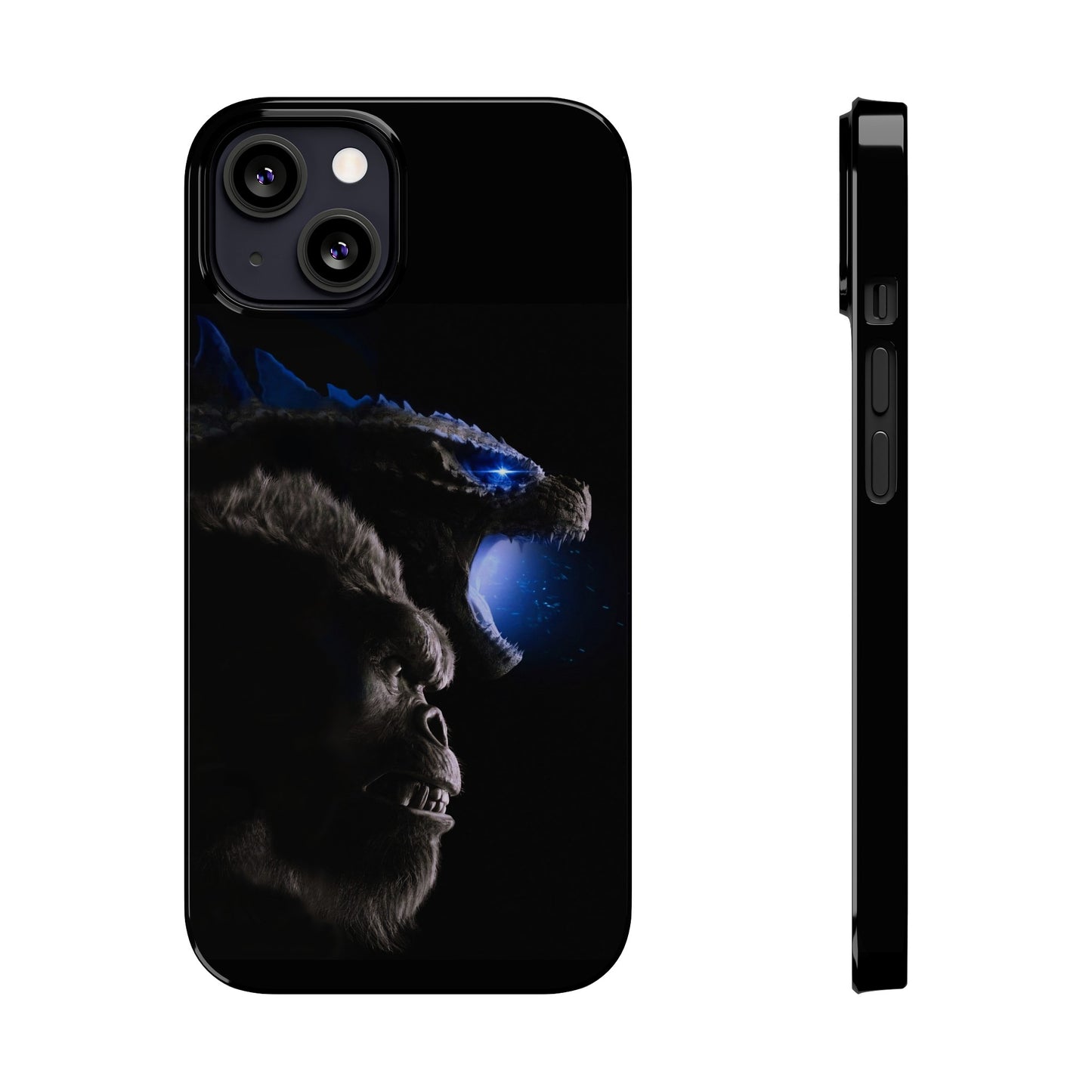 Godzilla x Kong New Age iPhone Cases: Unleash the Titans (Blue Edition)