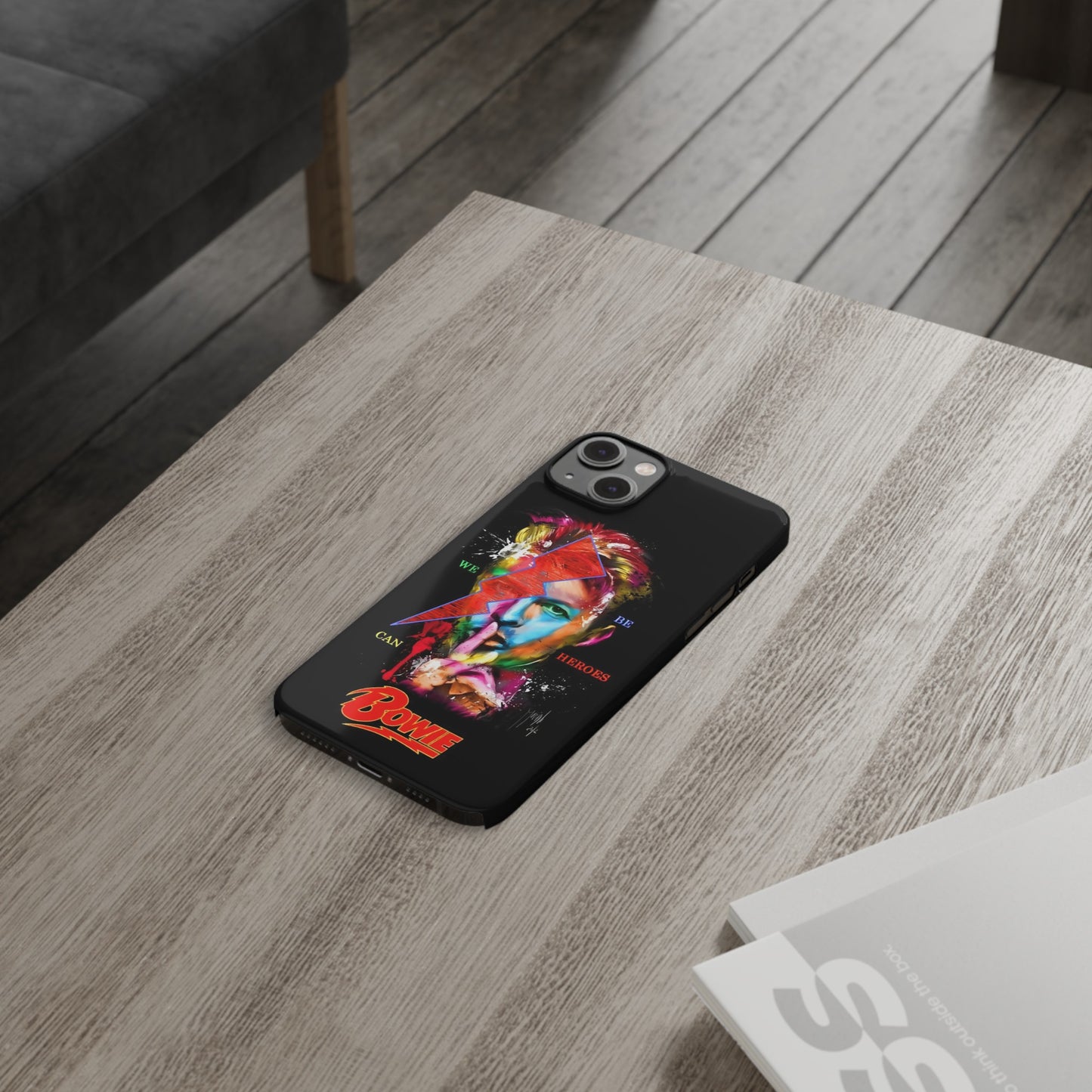 David Bowie: We Can Be Heroes" iPhone 15, 14, 13, 12 Cases