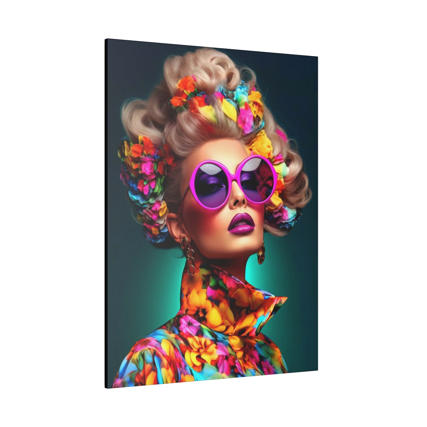 Vibrant Women: Colorful Art Style - Canvas