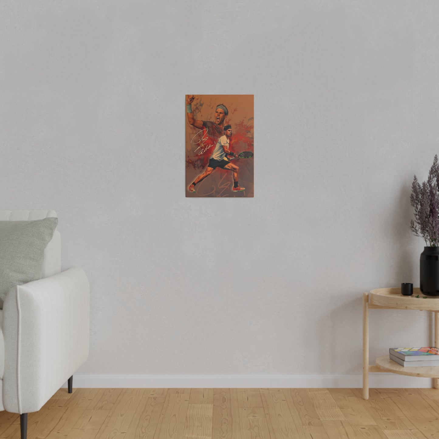 Tennis Legend Nadal: Game, Set and Match Canvas