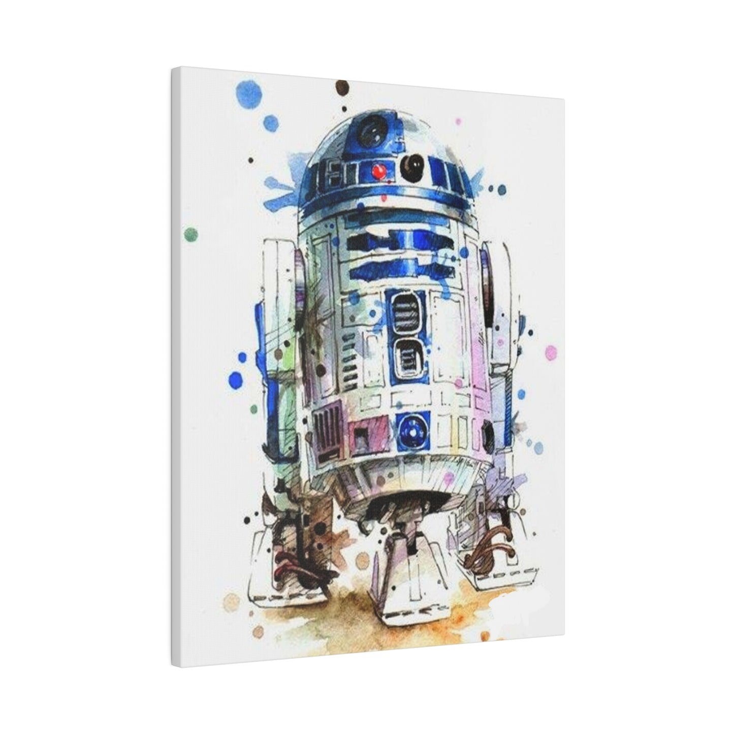 Star Wars R2-D2 Watercolor Art Canvas: Droid Delight