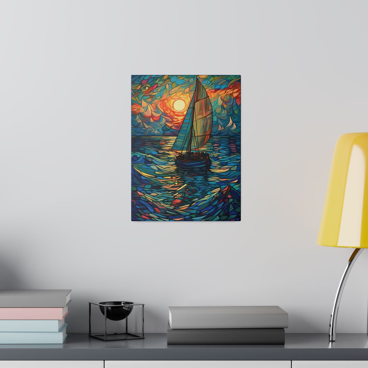 Ship on the Sea: Nautical Wall Art - Canvas
