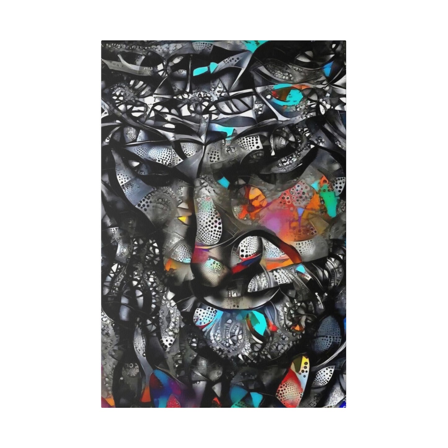 Jesus with Thorn Crown: Sacred Wall Art - Canvas