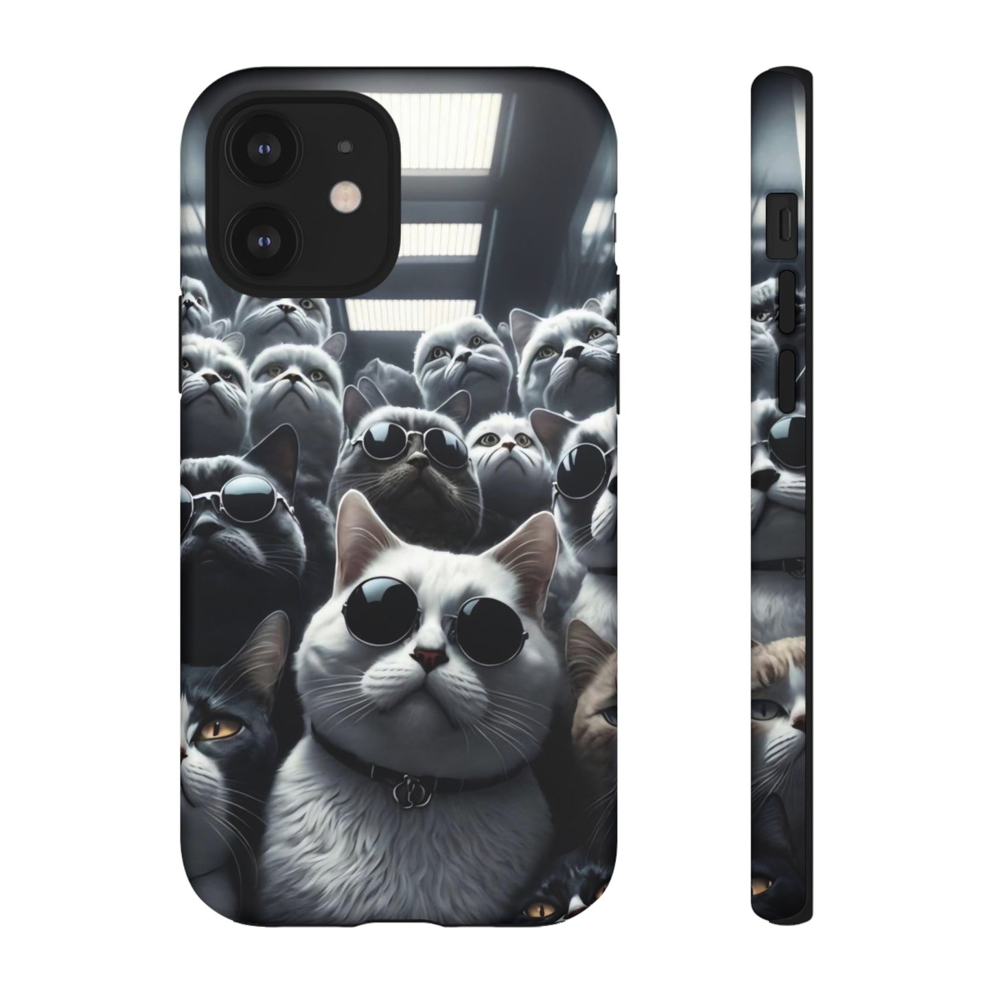 Cool Cats with Sunglasses" for iPhone 15, 14, 13, 12, 11 and Galaxy S23, S22 Cases