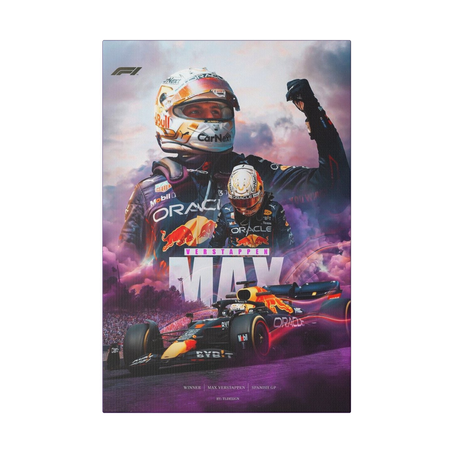 Max Verstappen: Redbull GP Spain Victory Canvas