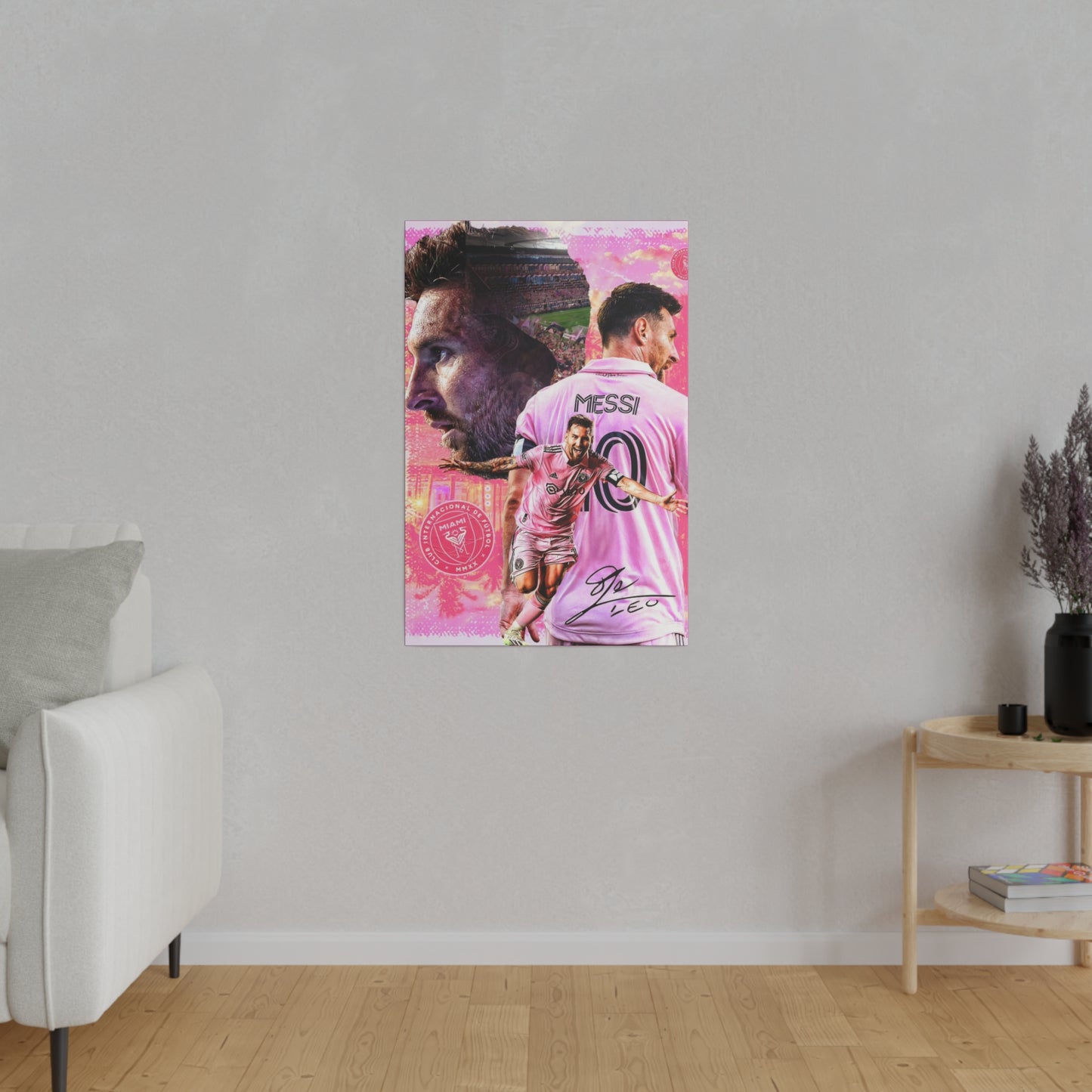Messi by Inter Maimi on Canvas