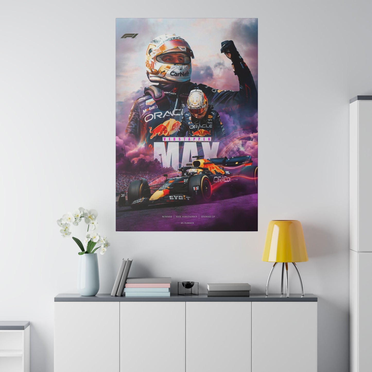 Max Verstappen: Redbull GP Spain Victory Canvas