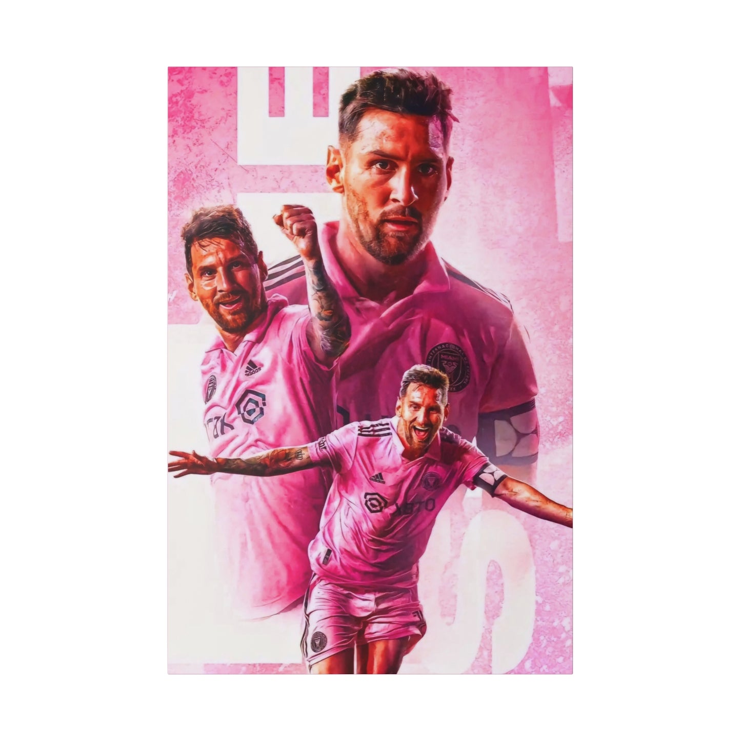Lionel Messi by Inter Miami - Canvas