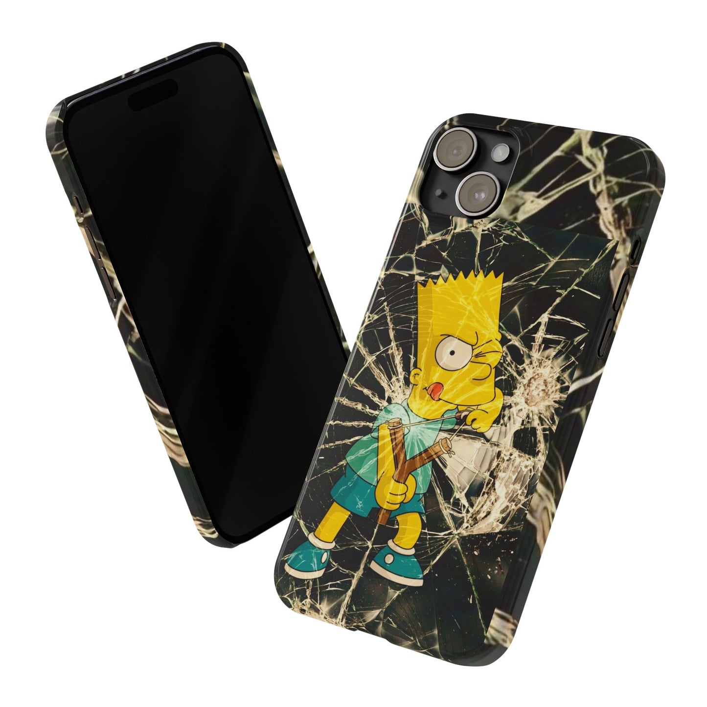 Bart Breaking Glass Iphone 15, 14, 13, 12 Cases