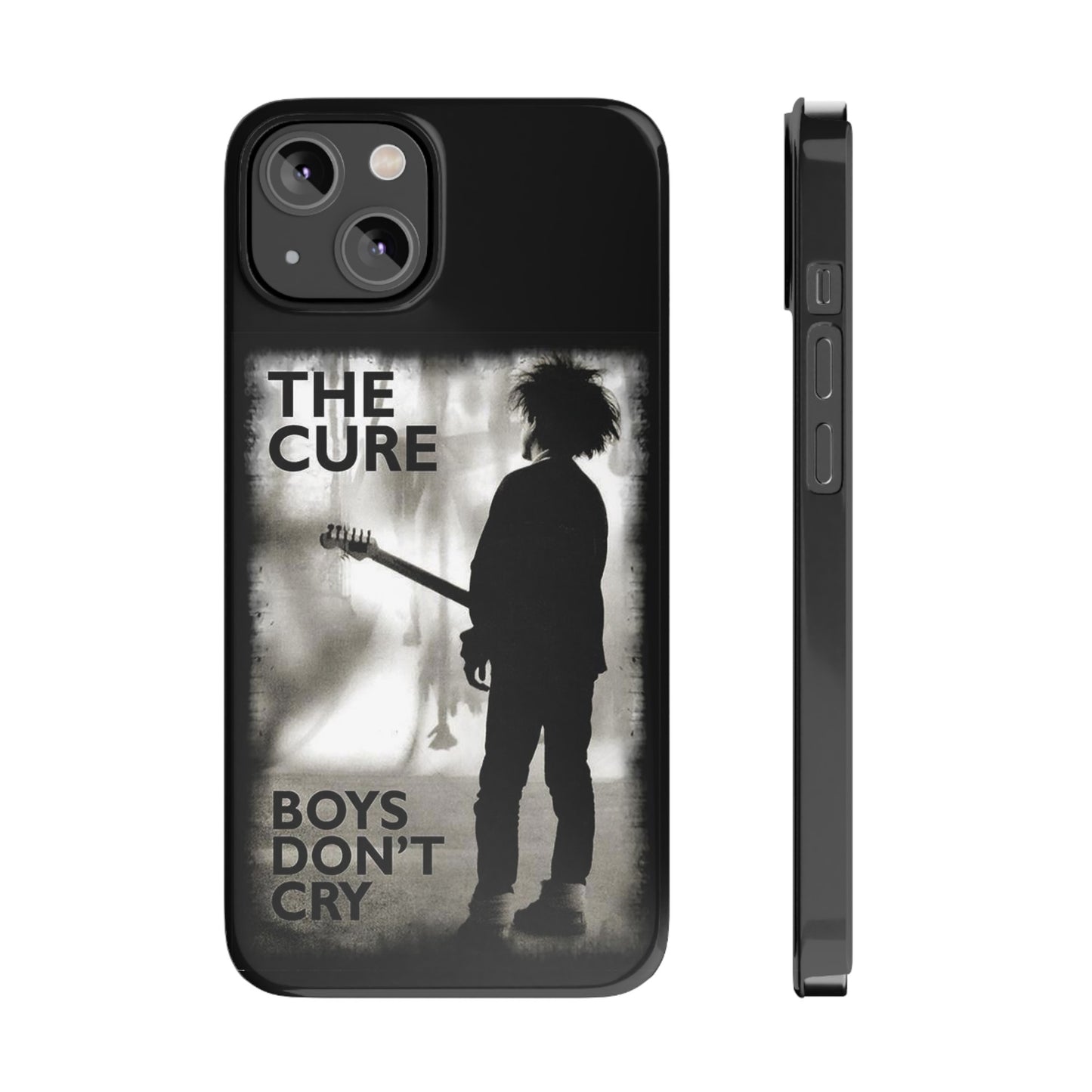 The Cure: Boys Don't Cry" iPhone Covers for 15, 14, 13, 12, 11