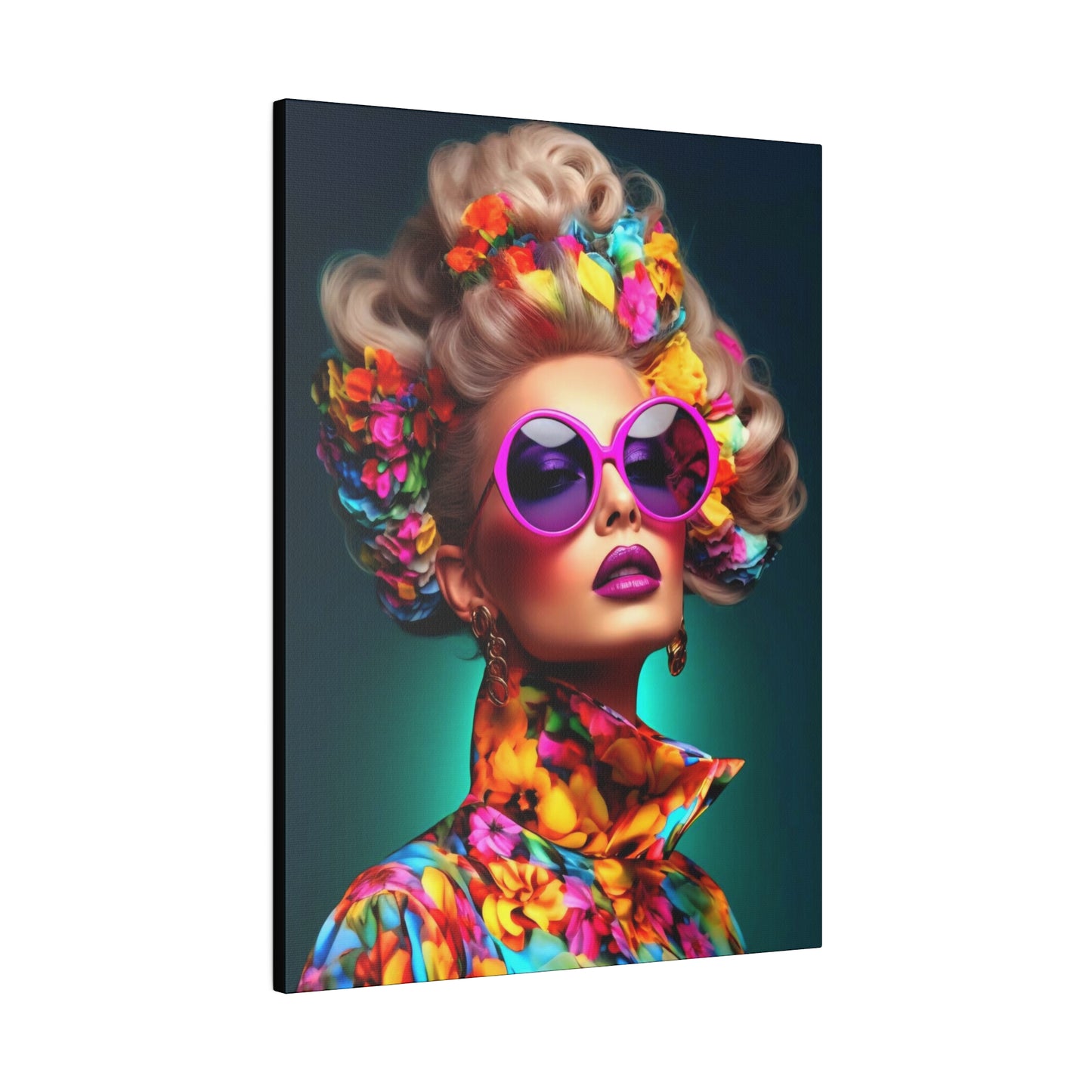 Vibrant Women: Colorful Art Style - Canvas