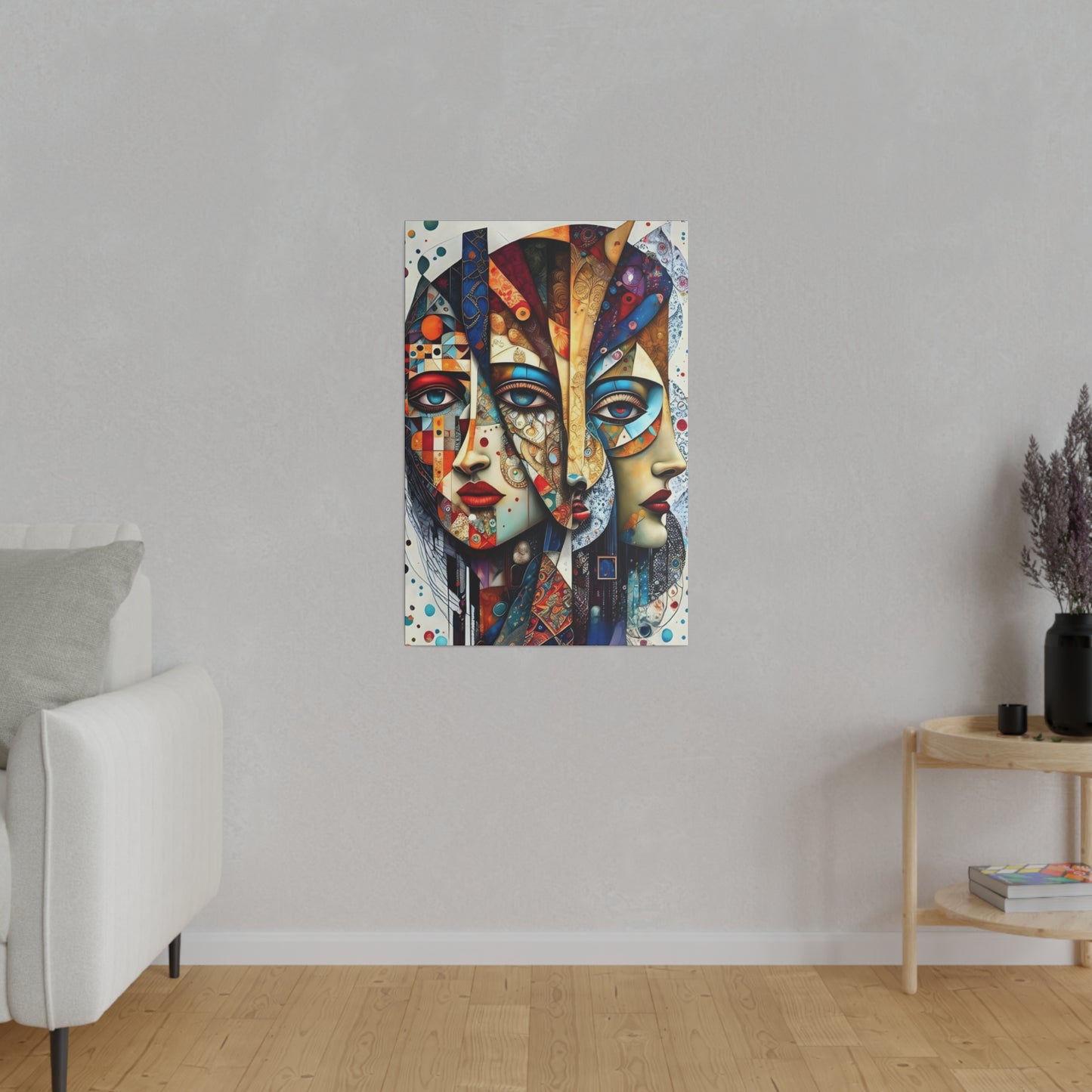 The 3 Faces Canvas Wall Art