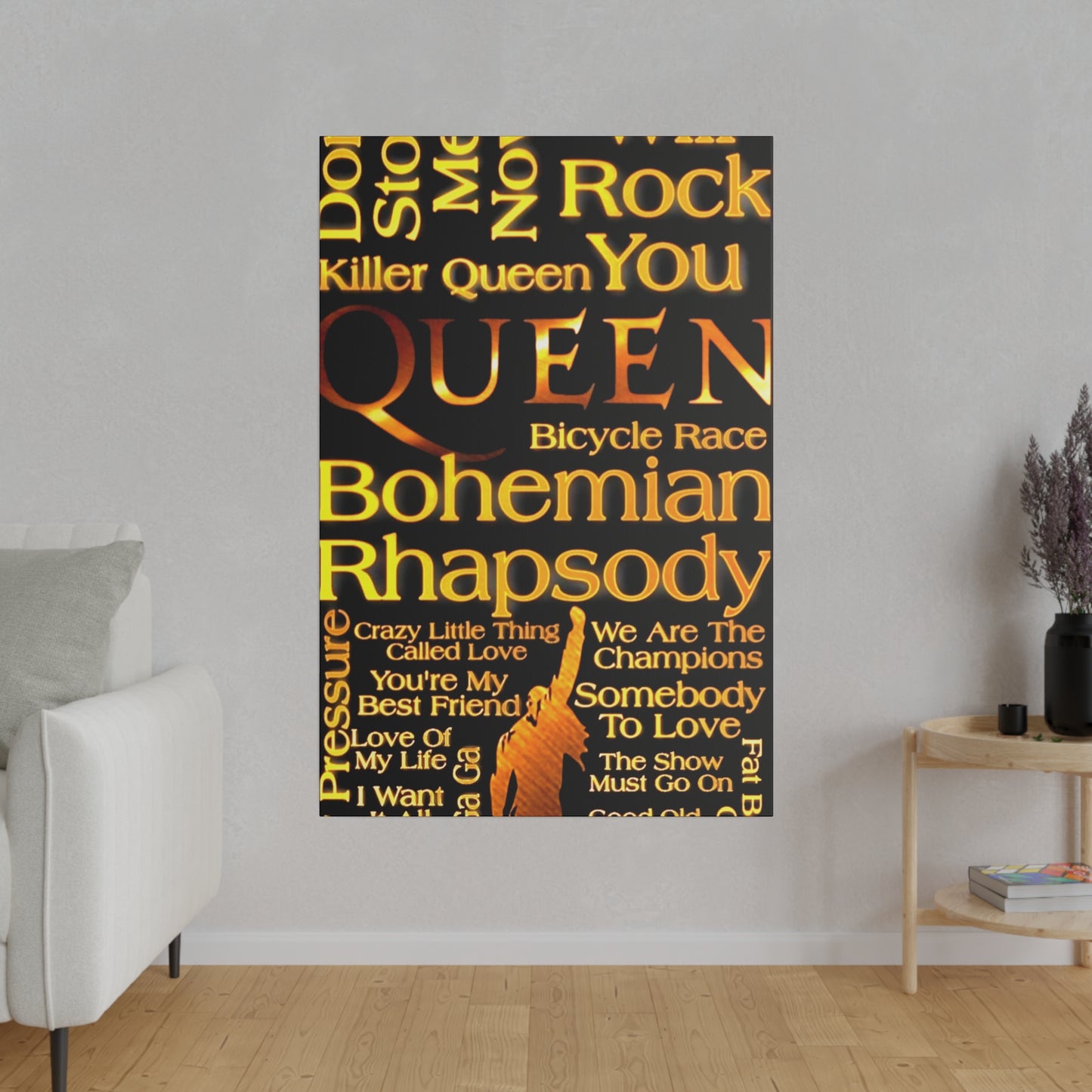 Queen Songs Canvas
