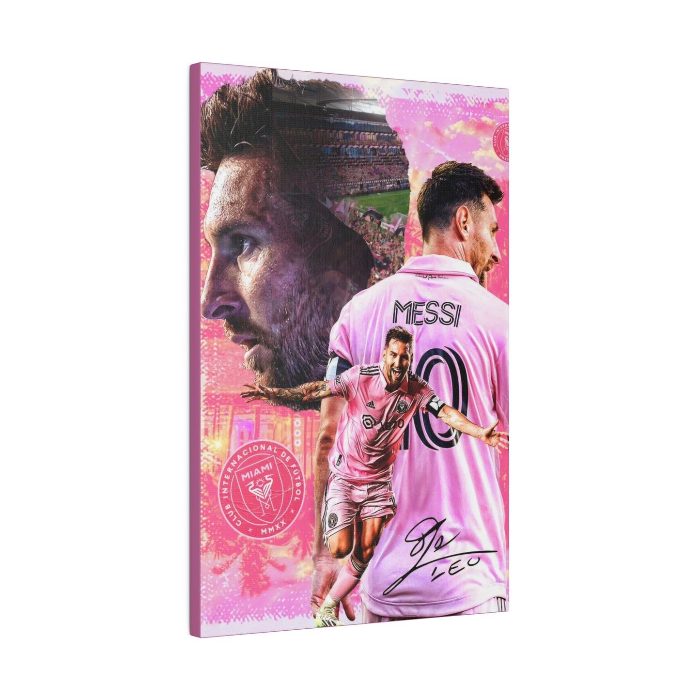 Messi by Inter Maimi on Canvas