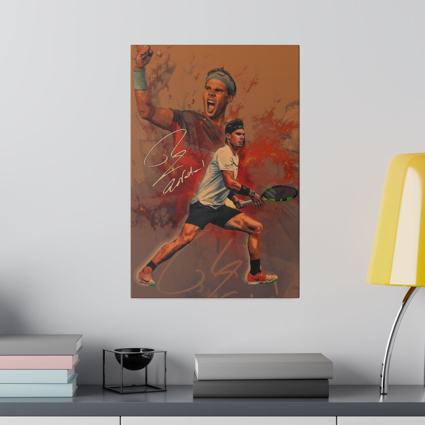 Tennis Legend Nadal: Game, Set and Match Canvas