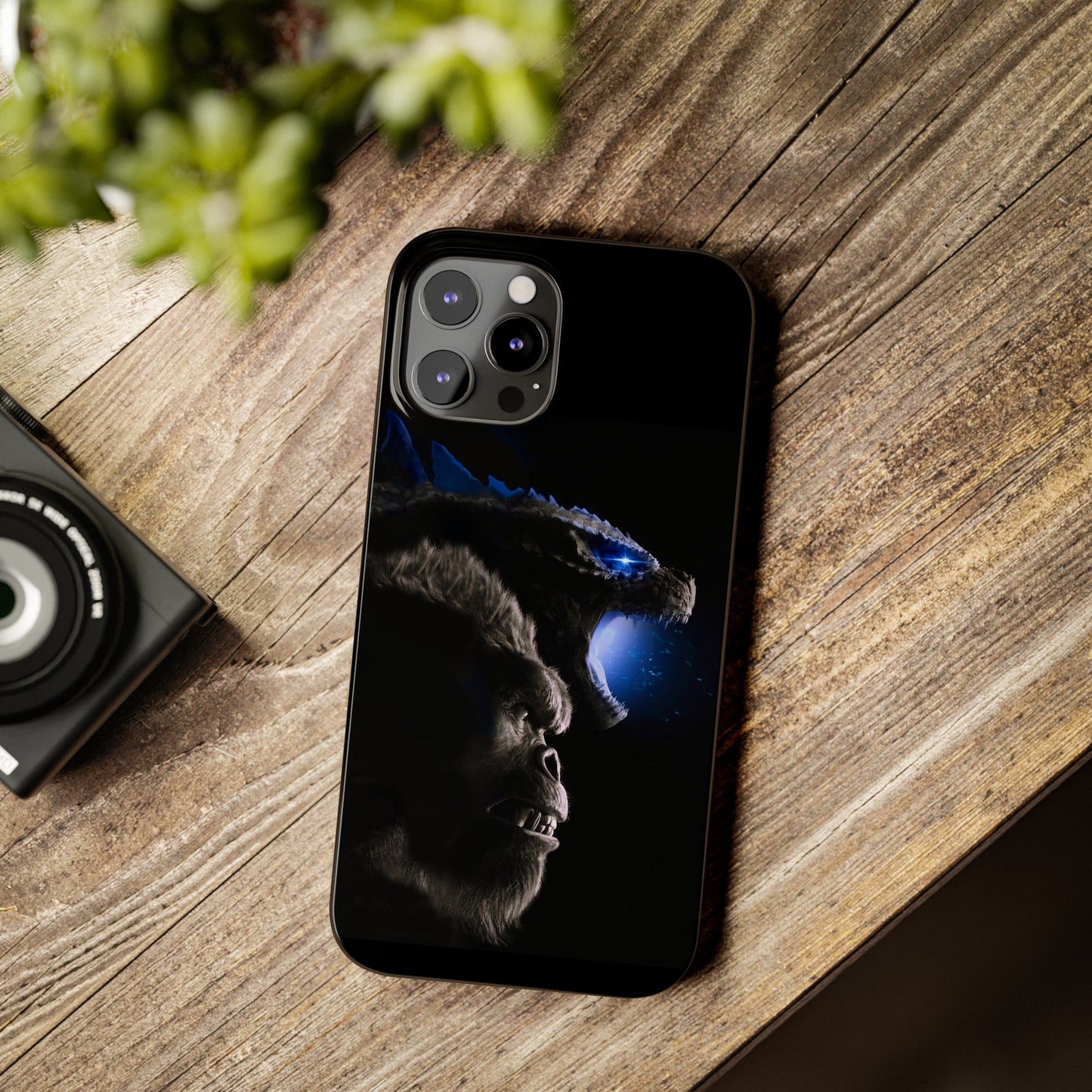 Godzilla x Kong New Age iPhone Cases: Unleash the Titans (Blue Edition)