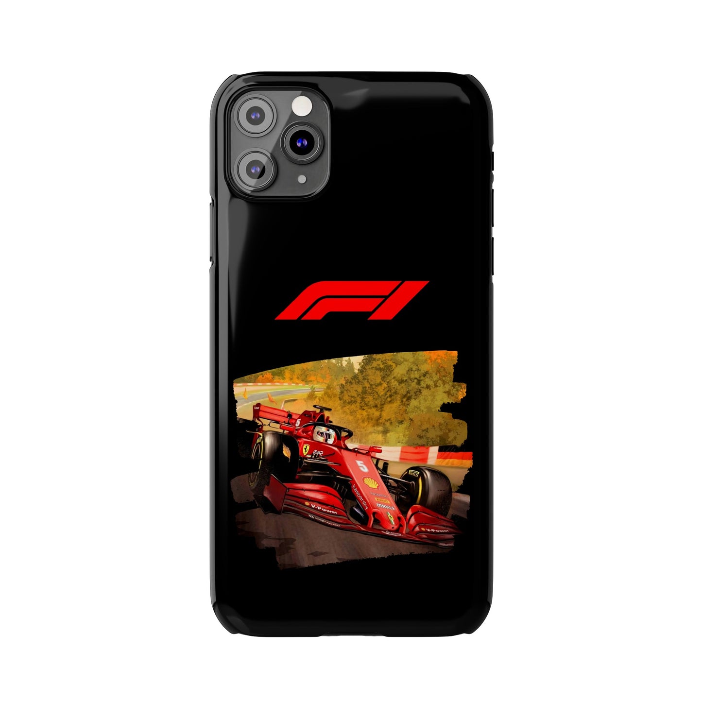 F1 Ferrari's power Iphone 15, 14, 13, 12, 11 Cases